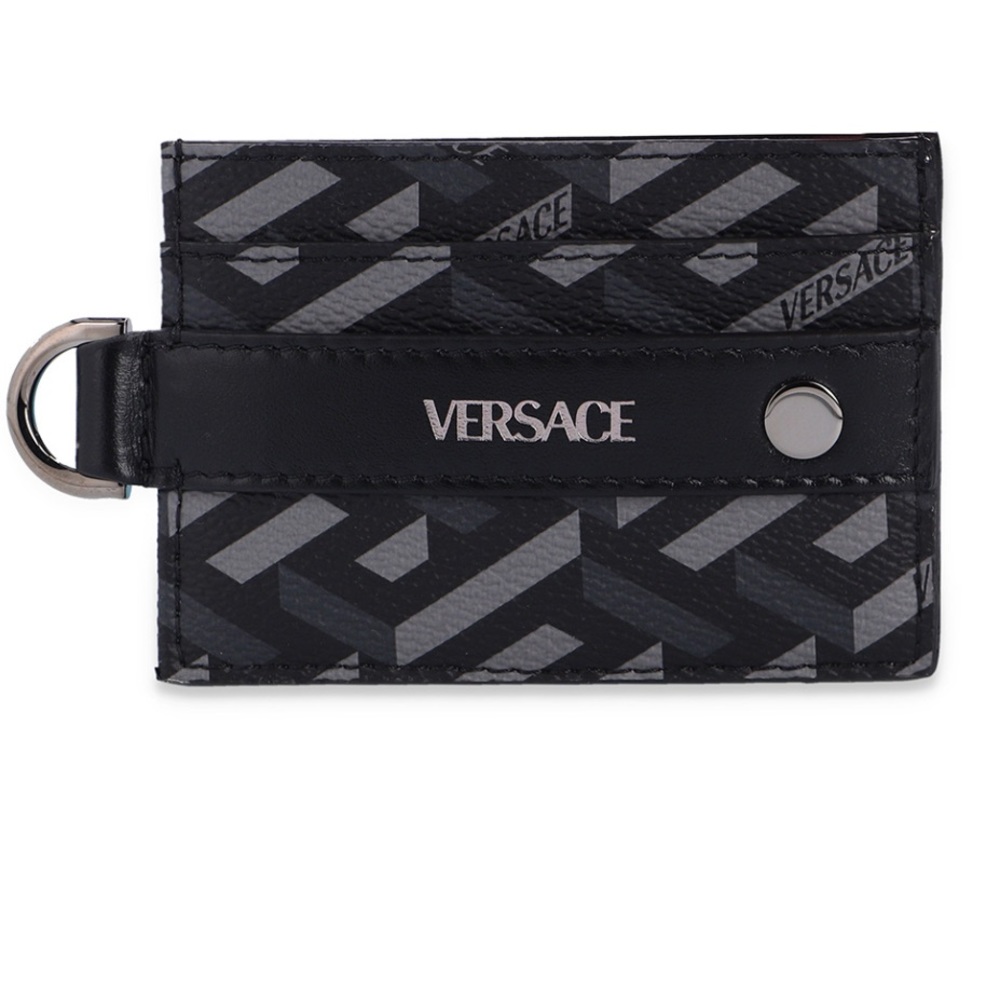 Versace la Greca card case wallet